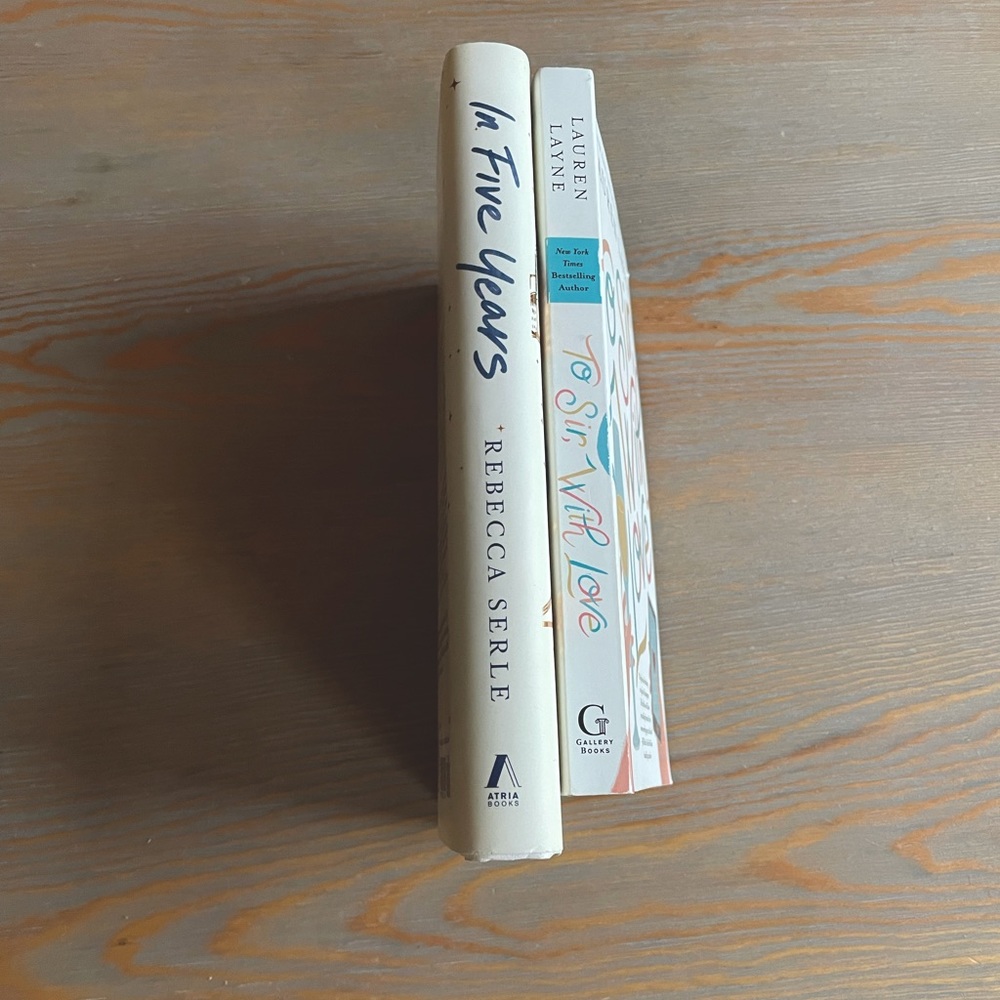 Two lovely romance novels! Comment on this post if you’d just like one.